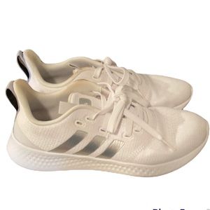 Adidas Cloudfoam White Sneakers  Sz 7